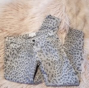 Current/Elliott "The Stiletto" in Leopard